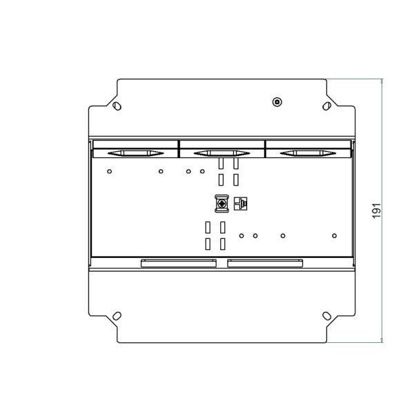 Produktbild UBD 215 230  -  Steckdoseneinsatz für 3+2 FLF inkl. 3x 1xT13, weiss